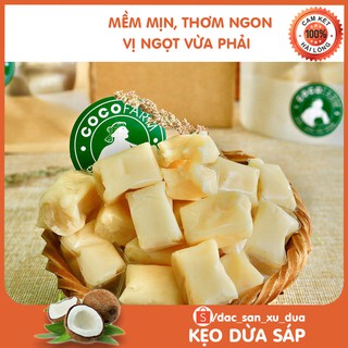 Kẹo dừa sáp bịch zip 180g Cocofarm - Đặc sản xứ dừa Việt Nam