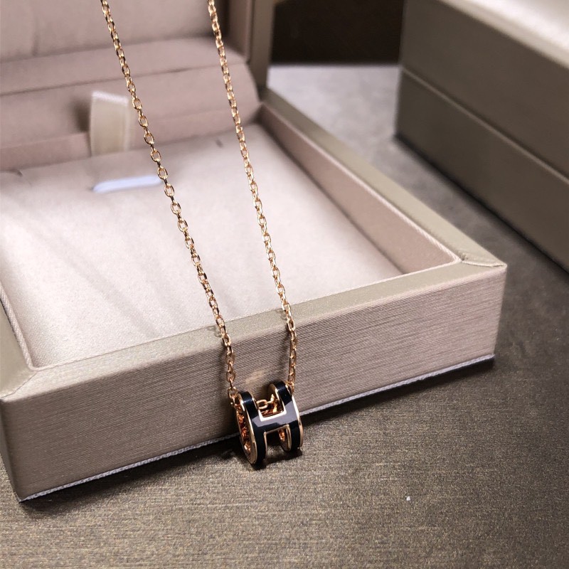 Set vòng cổ + khuyên tai chữ H, vòng cổ titan cao cấp, khuyên tai hàng hot girl thời trang, dây chuyền nữ thương hiệu