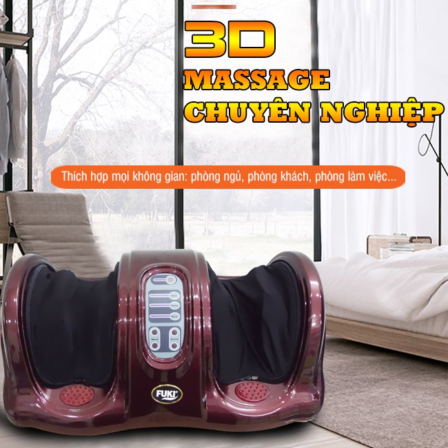 Máy massage chân hồng ngoại Fuki Nhật Bản FK-6811 (Màu nâu)