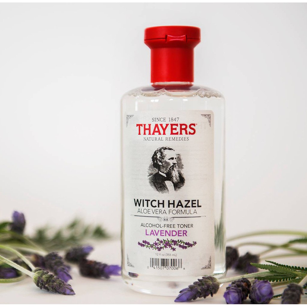 [CHÍNH HÃNG_CÓ TEM] Nước hoa hồng không chứa cồn Thayers Alcohol Free Witch Hazel Toner Lavender 355ml