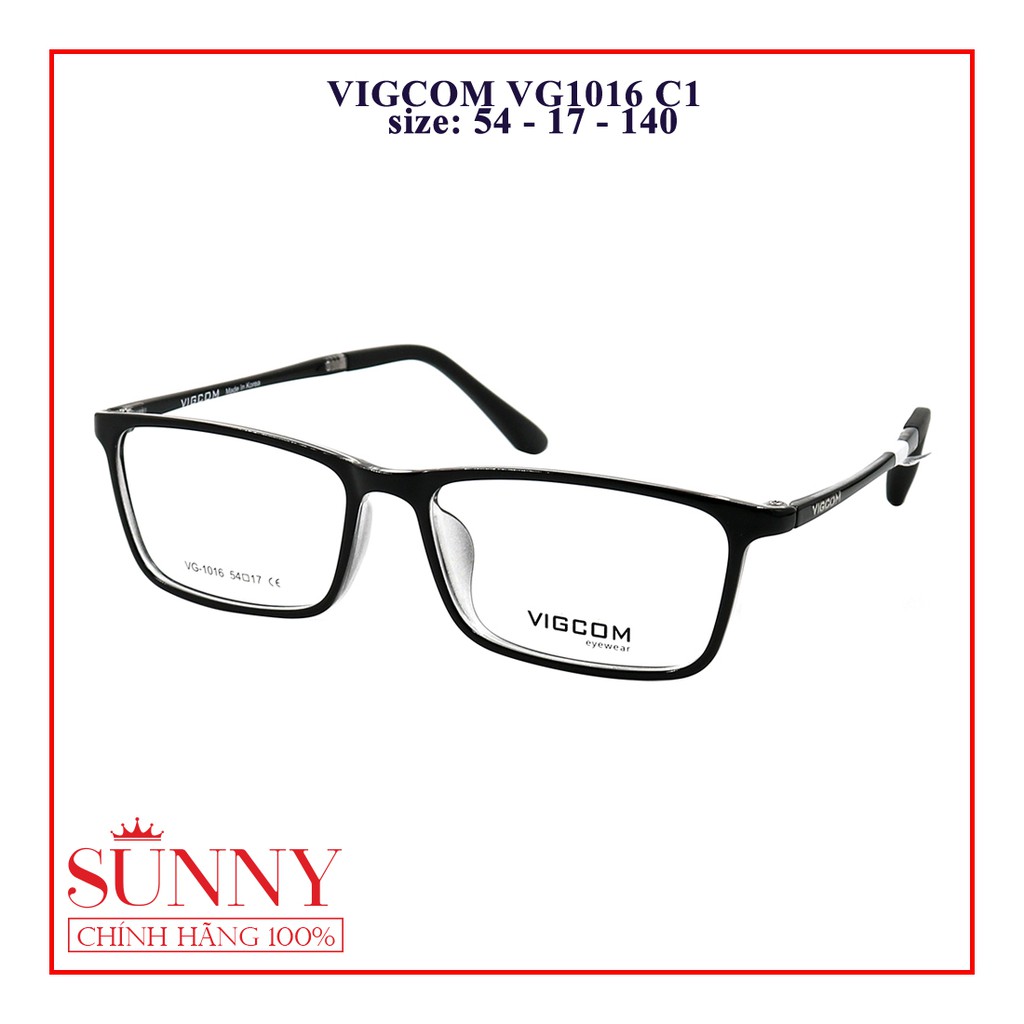 Gọng kính Vigcom VG1016 nhiều màu chính hãng, thiết kế dễ đeo bảo vệ mắt