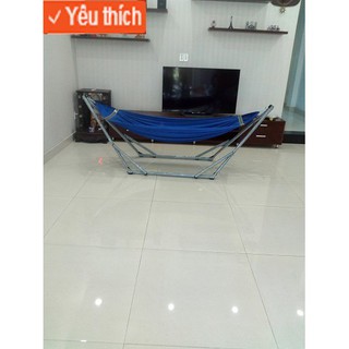 [rẻ vô địch] Bộ Võng Xếp Duy Phương Phi 32 sơn tĩnh điện dành cho người lớn và em bé Gồm Khung  phi 32+Lưới Võng