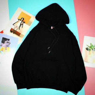 Áo hoodie basic unisex form rộng