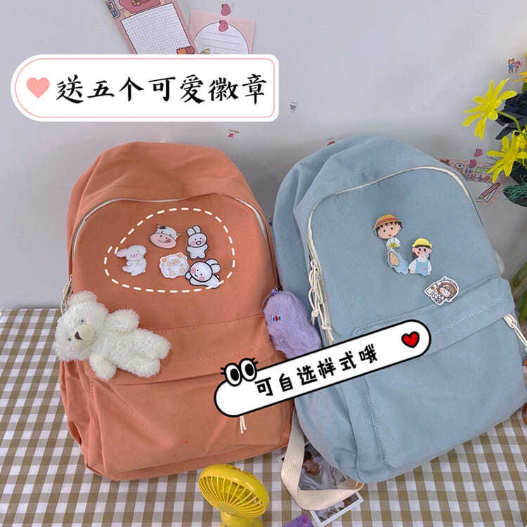 Ba lô canvas phong cách Hàn Quốc