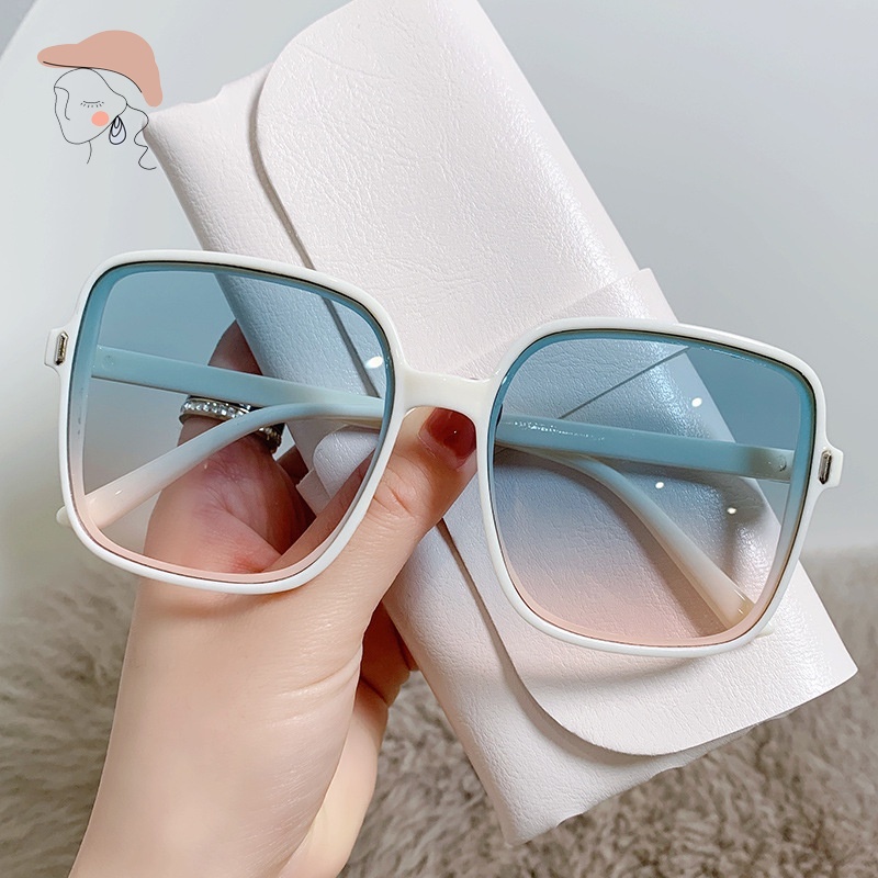 Kính Mát Vuông Chống Tia Cực Tím Thời Trang Mùa Hè