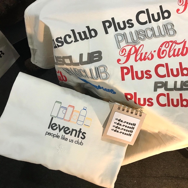 ÁO THUN LEVENTS SOFT DRINK PLUSCLUB/ Cream