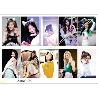 [TWICE] Set Sticker Sana - 3 mẫu (có nhiều mẫu hình dán Kpop)