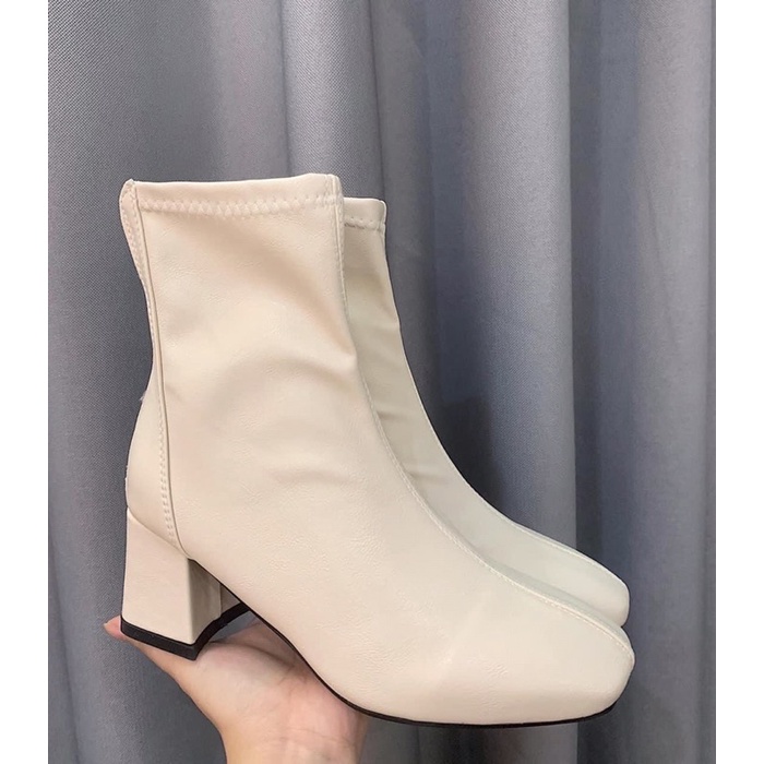 HÀNG SẴN Boots nữ , bốt nữ đế vuông bốt da 5p cực êm | BigBuy360 - bigbuy360.vn