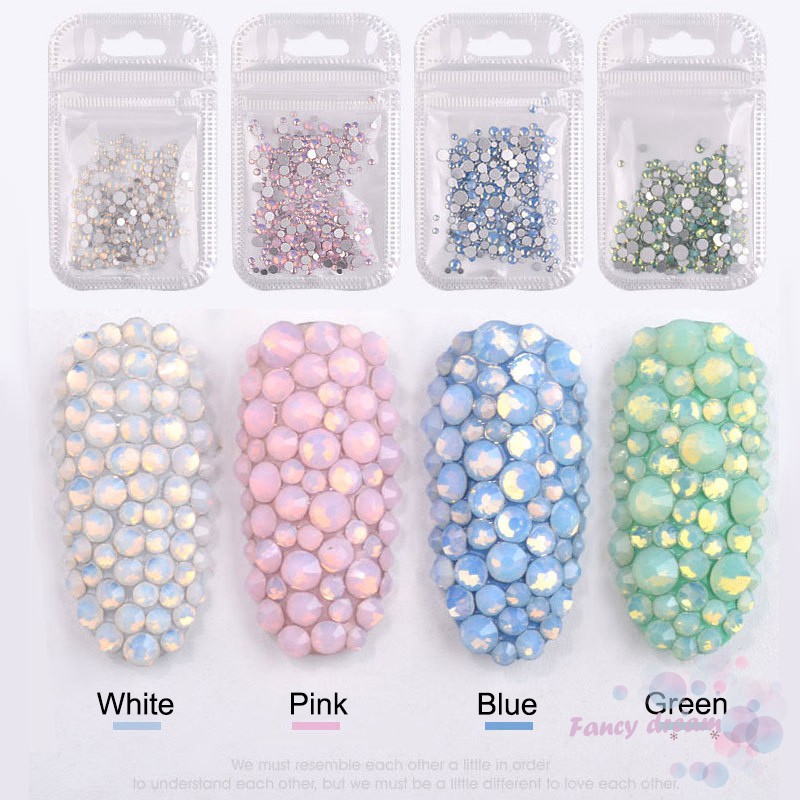 Hạt cườm dẹt trang trí móng cực xinh