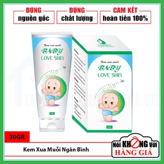 [CHÍNH HÃNG] Kem Xua Muỗi Ngăn Côn Trùng Đốt Cho Trẻ Baby Love Skin Ngân Bình Tuýp 30Gr