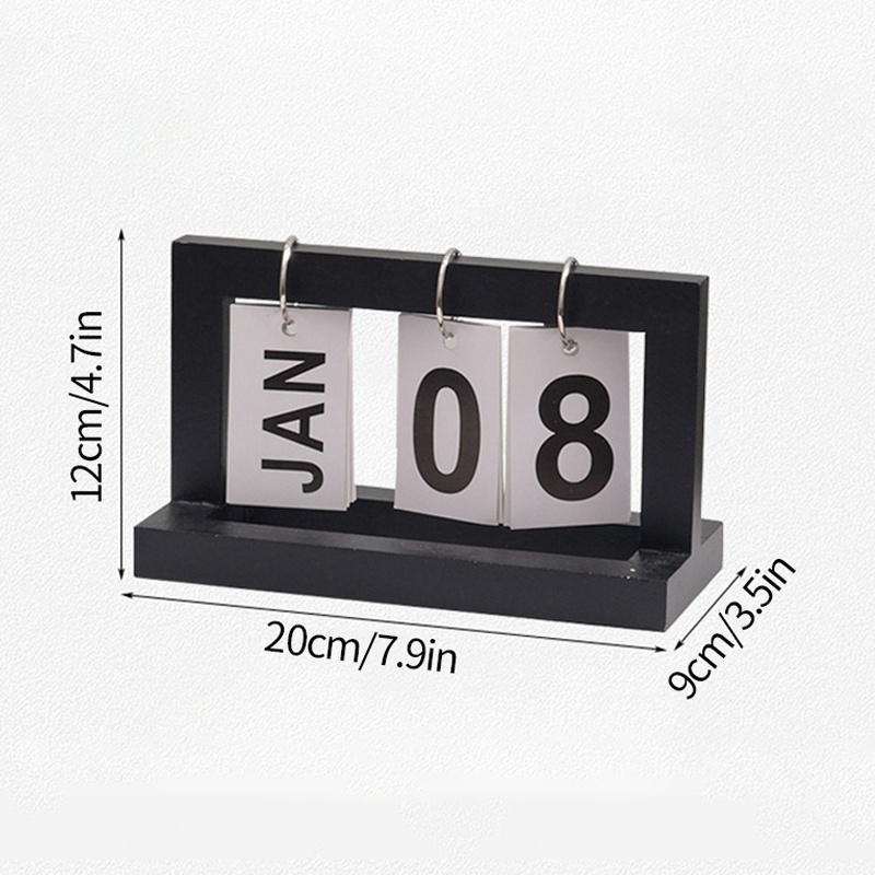 Lịch gỗ để bàn thiết kế đơn giản sáng tạo trang trí nhà cửa/văn phòng