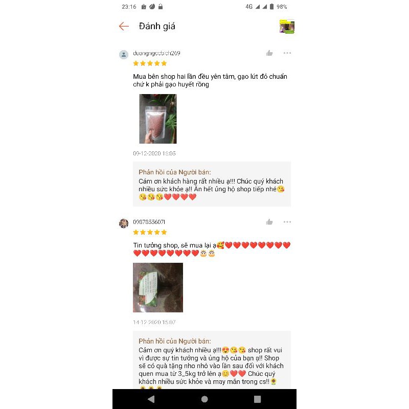 Gạo Lứt Đỏ Ăn Kiêng Thơm Mềm Dễ Nấu 500gram