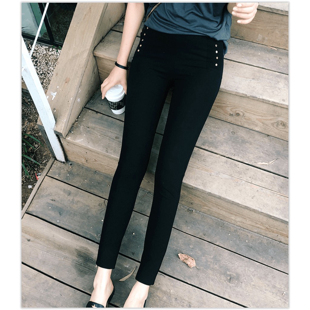 CÓ BIG SIZE_Quần Legging Bông EAL Phối Cúc | BigBuy360 - bigbuy360.vn