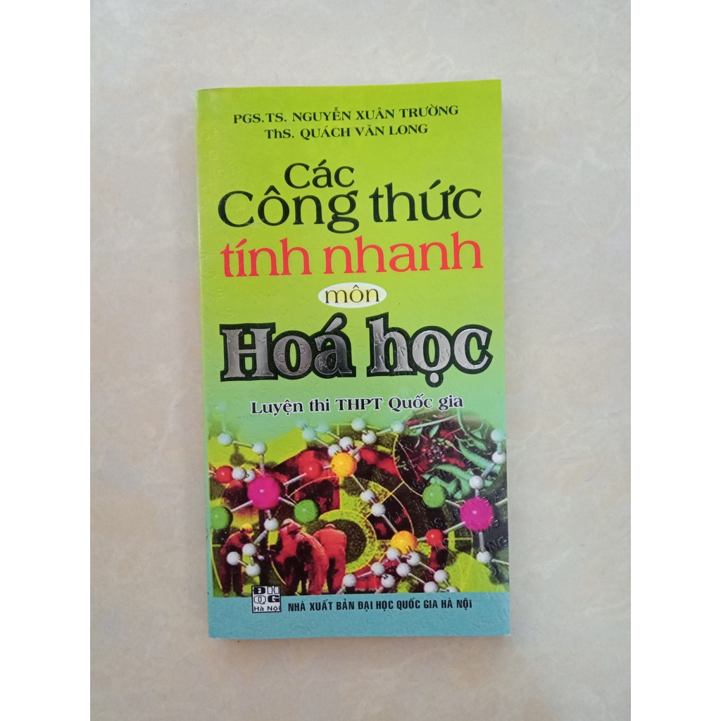 Sách - Các Công Thức Tính Nhanh môn Hóa Học