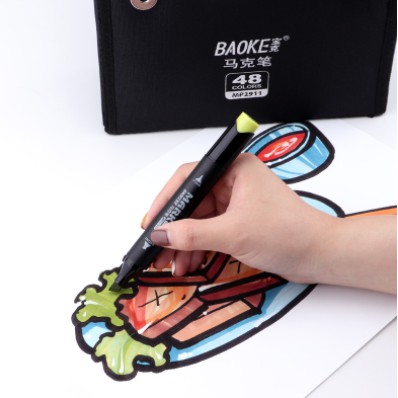 [Nowship] Set 24 Bút Màu Marker BAOKE MP2911 - 24 Màu