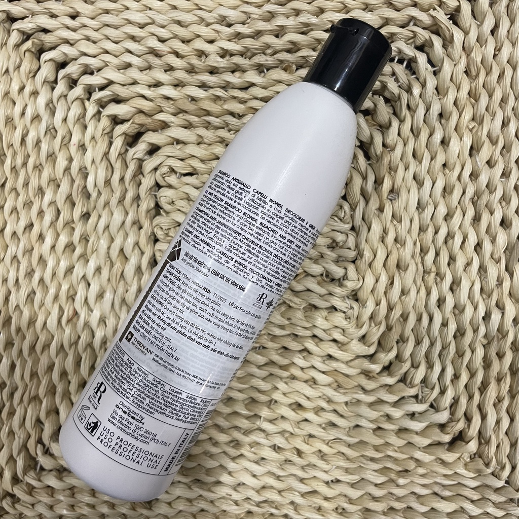 Dầu Gội Tím Khử Vàng Chăm Sóc Và Làm Sáng Màu Tóc Tẩy, Tóc Nhuộm RRline Therapy Sliver Shampoo