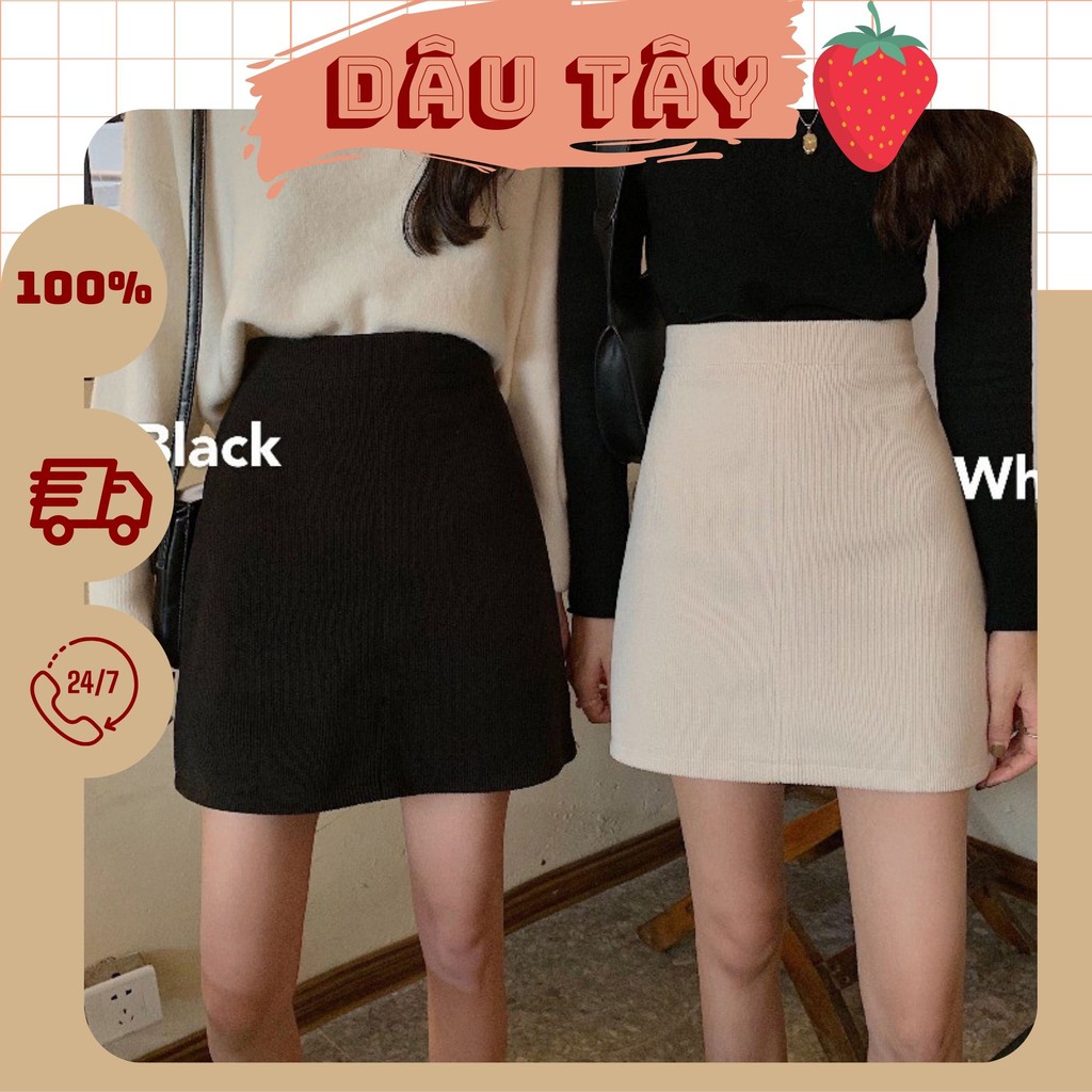 HN0023_Chân váy cạp cao basic