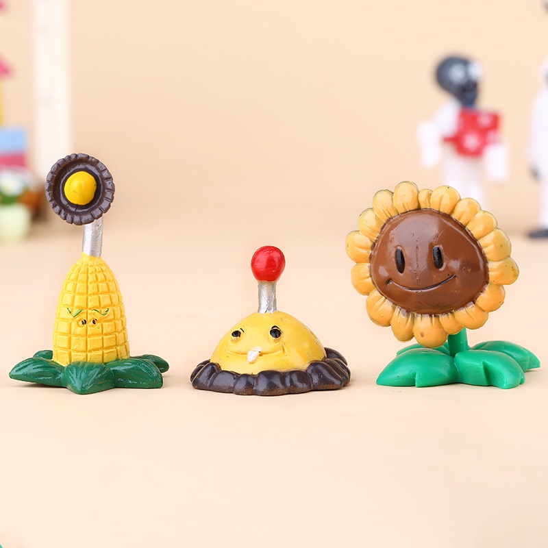 1 Mô Hình Đồ Chơi Plants Vs Zombies PVZ Bằng PVC Trang Trí Tiệc Tùng