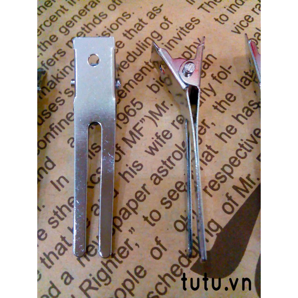 KẸP HAI CHÂN KHÔNG RĂNG 4,5CM XK45-003, XƯƠNG KẸP PHỤ KIỆN TÓC DIY HANDMADE