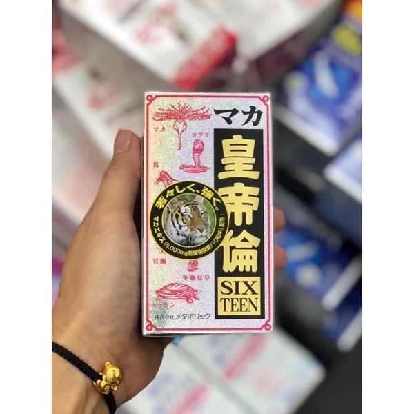 [Bạn mới nhập COSHBM -50% đơn 0Đ] Viên uống Bổ Thận Tráng Dương Maka Sixteen 200 Viên Nhật Bản