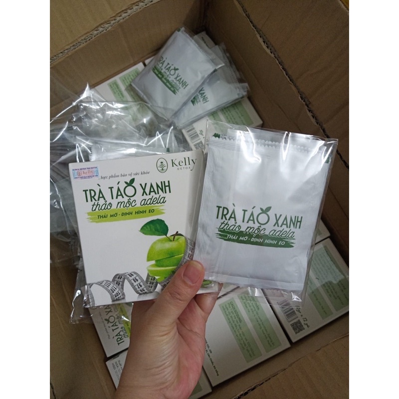 [CAM KẾT CHÍNH HÃNG] Trà táo xanh giảm cân Kelly 1 hộp