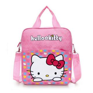 Balo cặp học sinh kitty hồng