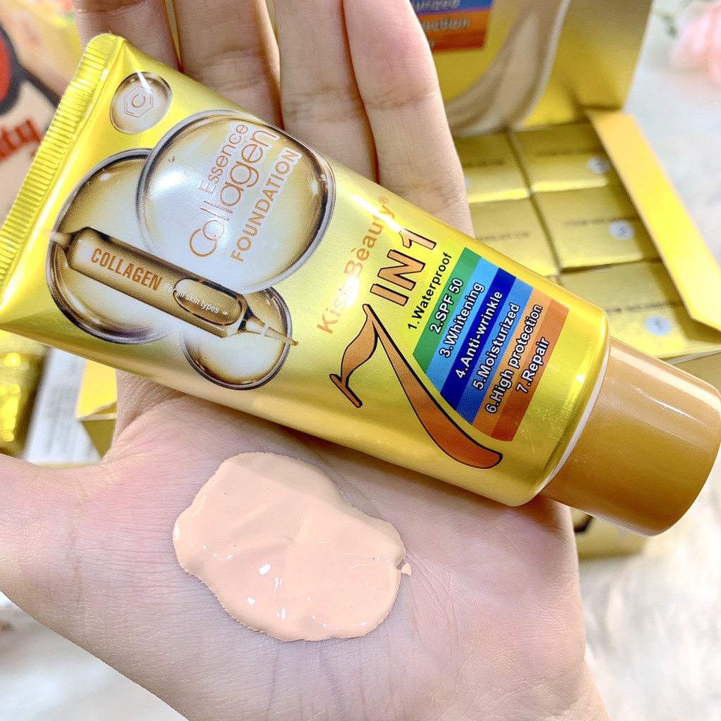 Kem nền chống nắng dưỡng da colagen 7 trong 1 của Kissbeauty S2 | BigBuy360 - bigbuy360.vn