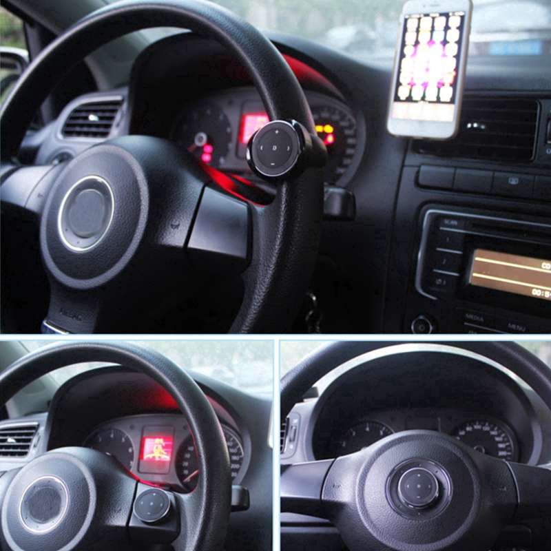 Nút điều khiển phương tiện kết nối Bluetooth gắn vô lăng xe hơi