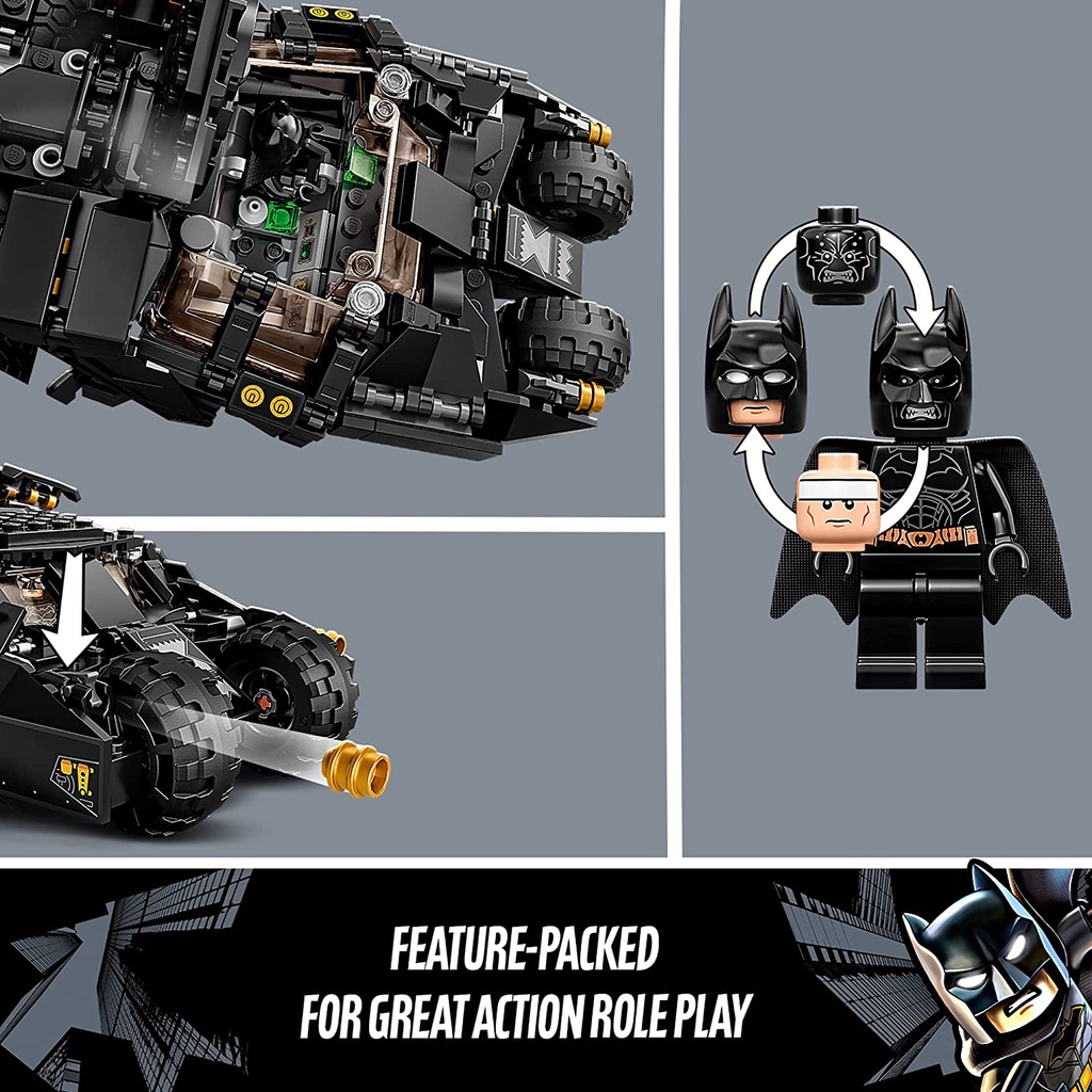Lego Super Heroes 76239 - Batmobile Tumbler: Scarecrow Showdown - Bộ xếp hình Lego Xe Batmobile