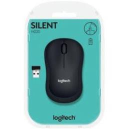 Chuột ko dây LOGITECH M220 Silent (New, nhấp chuột ko có tiếng ồn) chuyên dùng văn phòng siêu bền bảo hành 6 tháng.CLM2