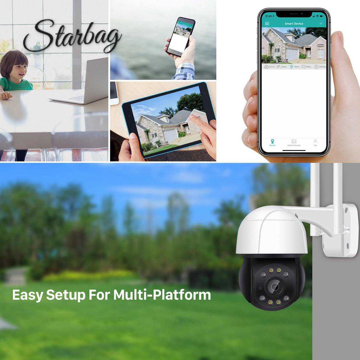 Camera An Ninh 5 Triệu Pixel Kết Nối Wifi Chống Thấm Nước | BigBuy360 - bigbuy360.vn