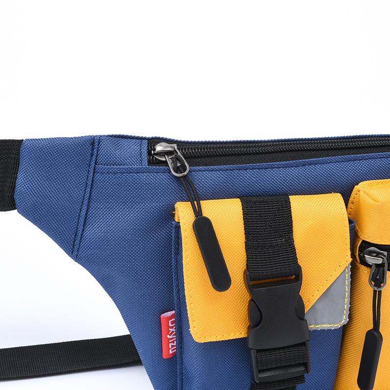 Túi Đeo Chéo Nam Unisex Thời Trang Hàn Quốc TC95 - Túi Bao Tử Dệt Trơn Trượt Nước Đeo Hông Lưng Bụng | BigBuy360 - bigbuy360.vn