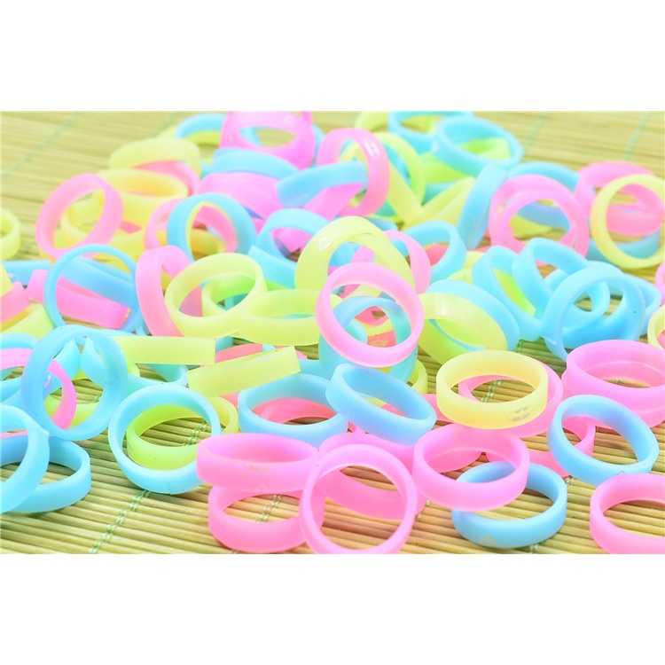 Nhẫn Silicon Dạ Quang Chống Trượt Dễ Thương Cá Tính