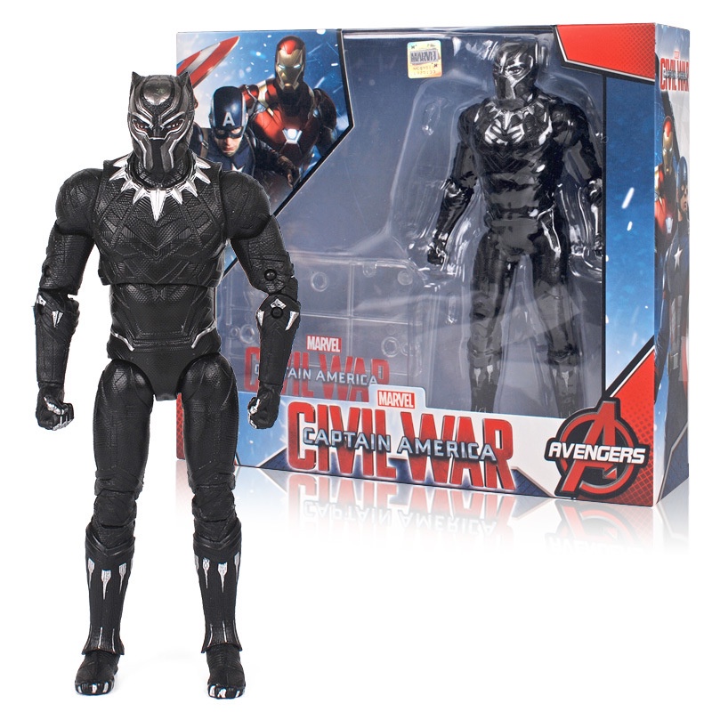 Mô hình siêu anh hùng nhân vật Black Panther độc đáo chất lượng cao