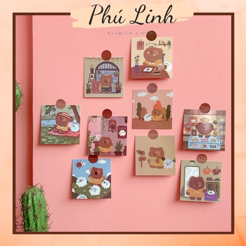 Set 6 tranh dán trang trí tường phòng
