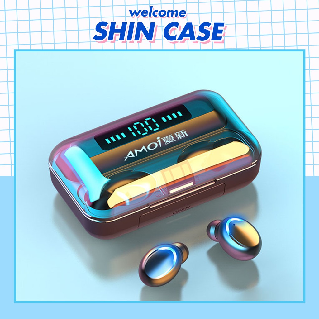 Tai Nghe Chính hãng Amoi F9 Cho Phụ Kiện Tai Nghe Bluetooth Cho điện thoại - Shin Case