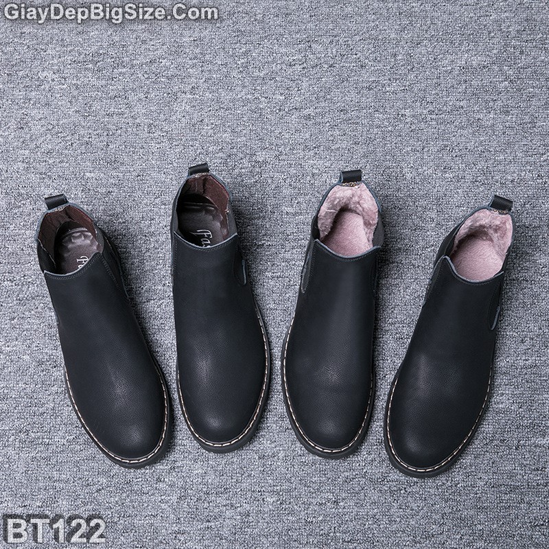 Giày Boot (bốt) Chelsea, giày cổ cao big size cỡ lớn EU:45-46 cho nam chân thon cân đối