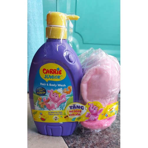 Sữa tắm gội Carrie Junior 700gr