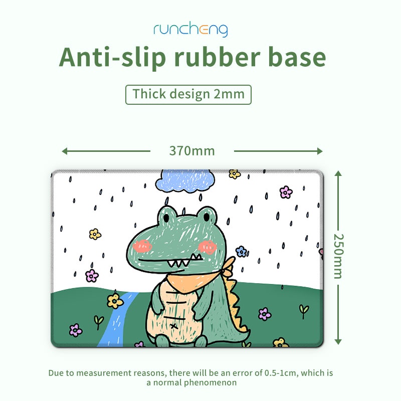 Tự làm tấm lót chuột kiểu dáng dễ thương Túi đựng máy tính xách tay có cùng đoạn 37 * 25 cm cao su vừa mousepad bàn phím PC Bàn phím máy tính văn phòng máy tính xách tay bàn chuột không trượt pad làm sạch máy tính để bàn