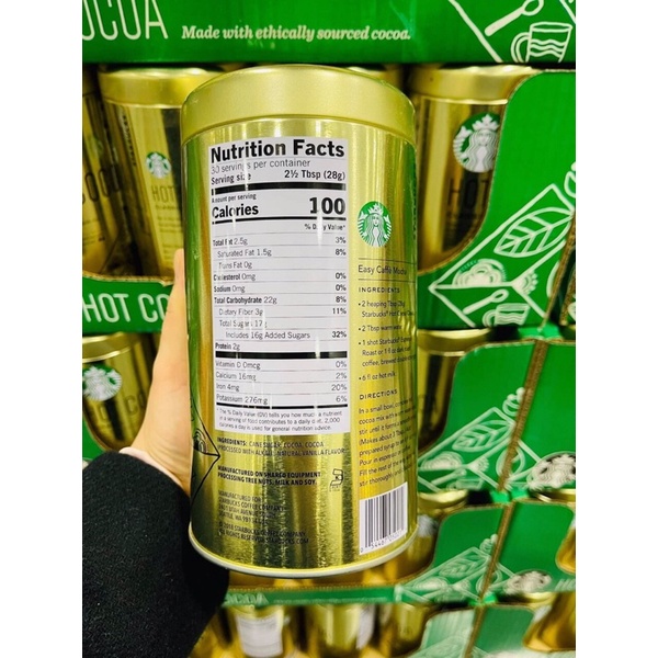 Bột Cacao Starbuck MẪU MỚI