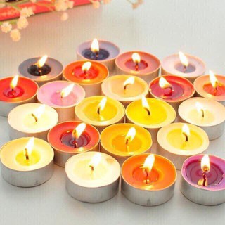 HỘP 10 VIÊN NẾN TEALIGHT KHÔNG MÙI KHÔNG KHÓI