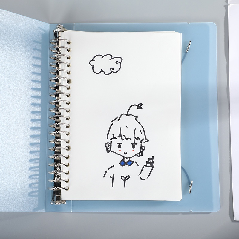 Bìa sổ còng A4 A5 B5 A6 A7 4 6 9 20 26 còng làm sổ planner bullet journal - Gấu Thỏ House