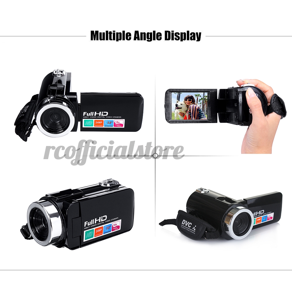 Máy Quay Phim 1080 Hd 24mp Màn Hình Cảm Ứng Dv Tf | BigBuy360 - bigbuy360.vn