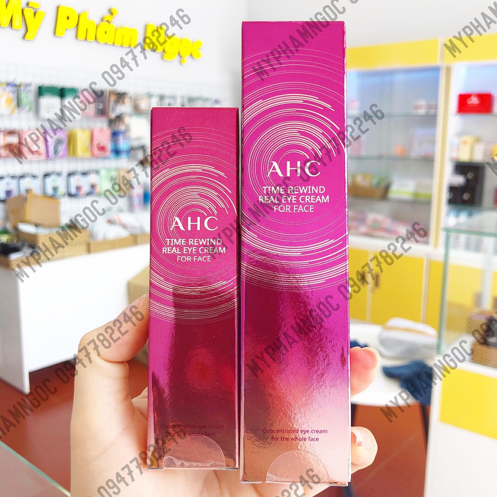 [Mini 12ml] Kem Dưỡng Mắt Với Chức Năng Kép Làm Trắng Và Cải Thiện Nếp Nhăn Mắt AHC Ageless Real Eye Cream For Face