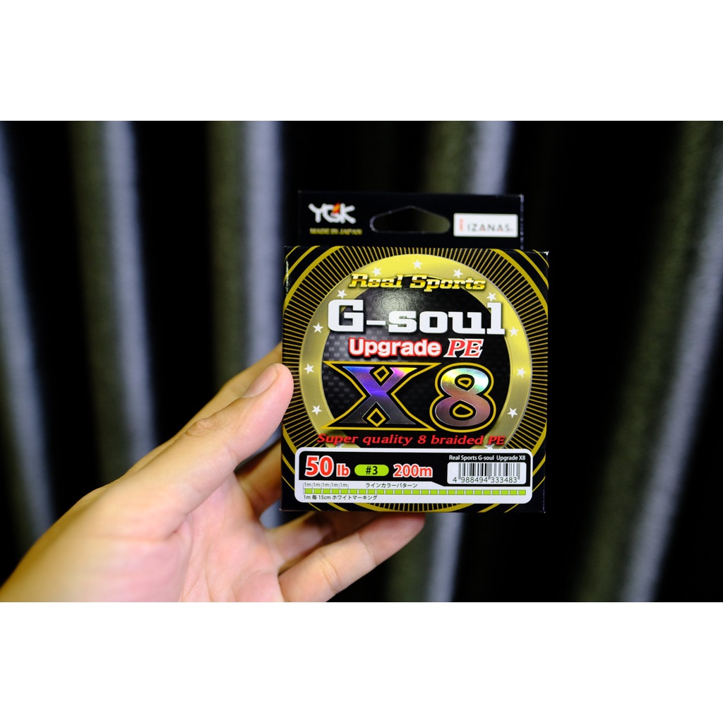[Chính Hãng] Dây PE YGK G-Soul X8 Upgrade #1.5 150m #2.5 200m #3.0 200m