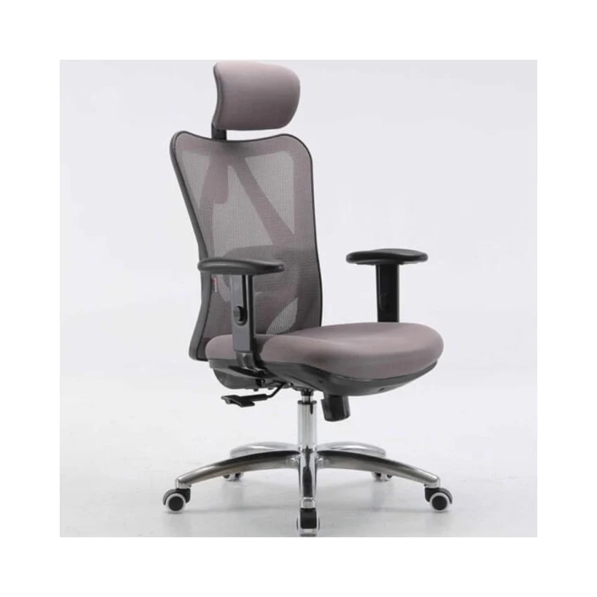 Ghế Lưới Xoay Công Thái Học Ergonomic - Sihoo M18  Màu Xám /Bản Chân Nhôm Cao Cấp  - Chính Hãng Bảo Hành 3 Năm