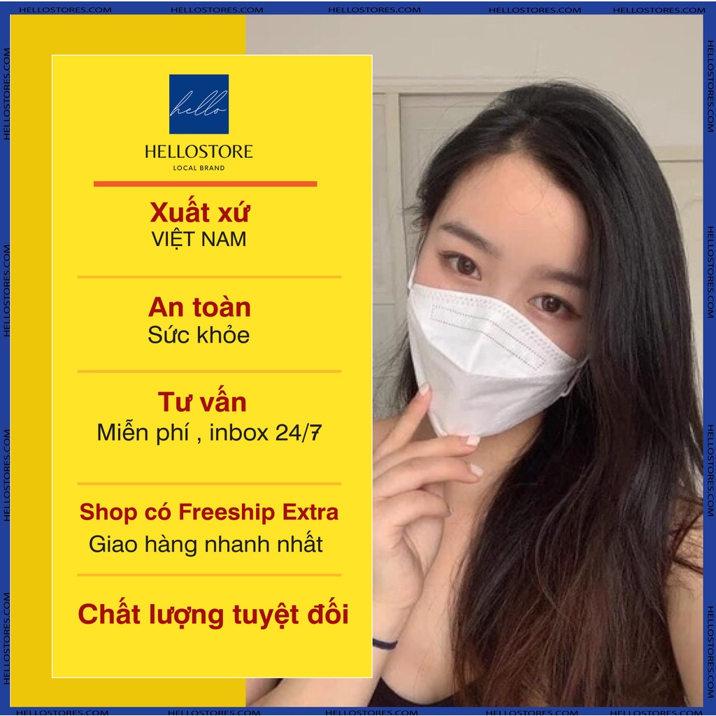 Khẩu trang 4 lớp KF94 Unimask, Khẩu trang 4D KF94 Hàn Quốc | BigBuy360 - bigbuy360.vn