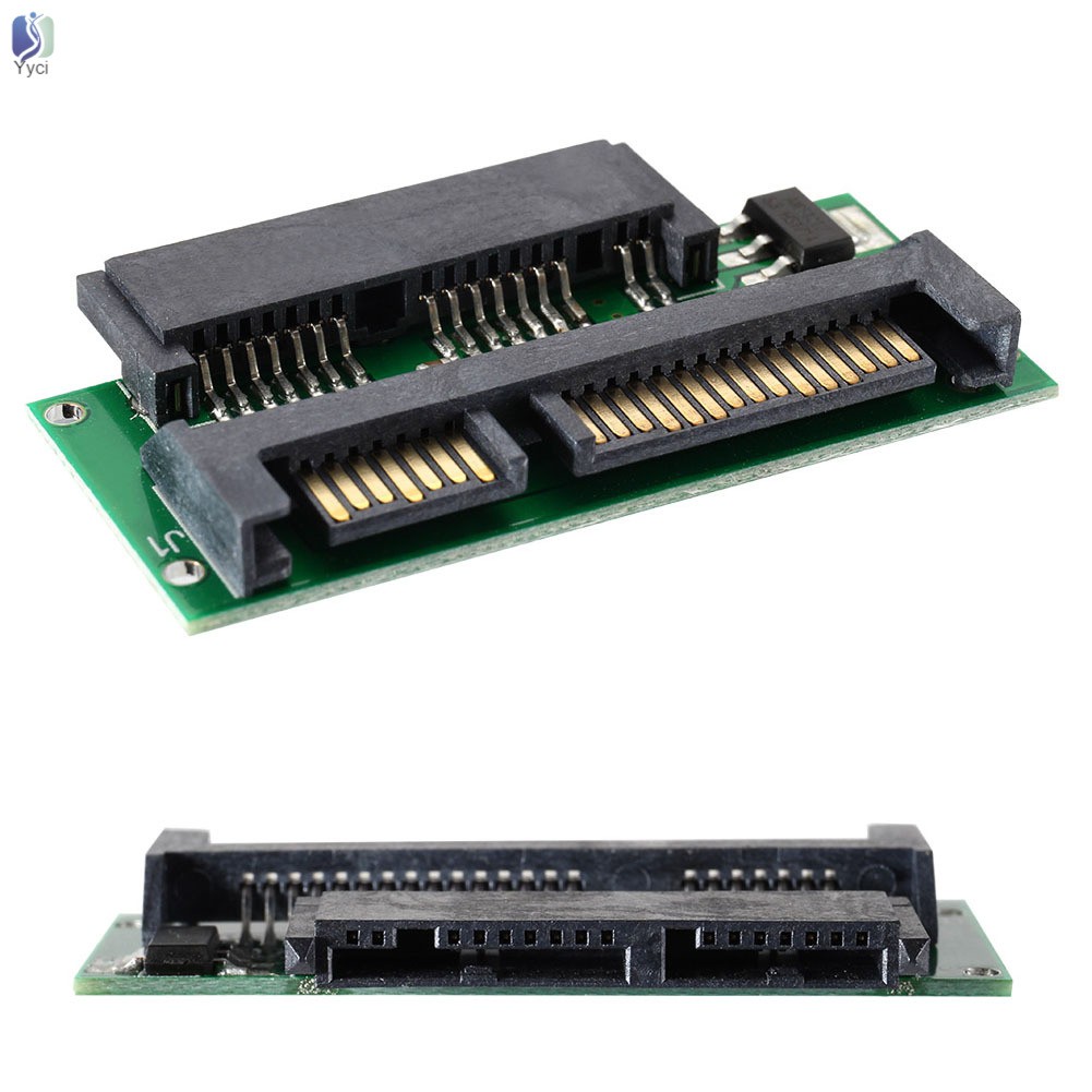 Yy 1.8 Inch Mini Micro SATA MSATA to 7+15Pin 2.5Inch Sata Adapter Converter Card @VN