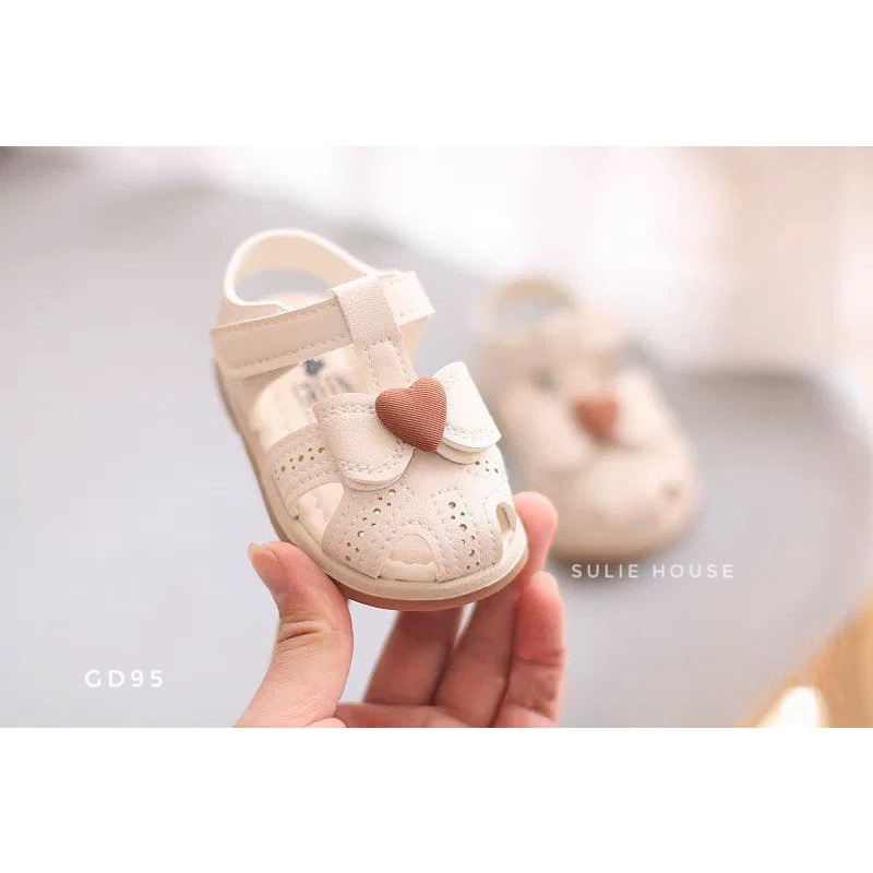 Sandal nơ tim bé gái - GD95