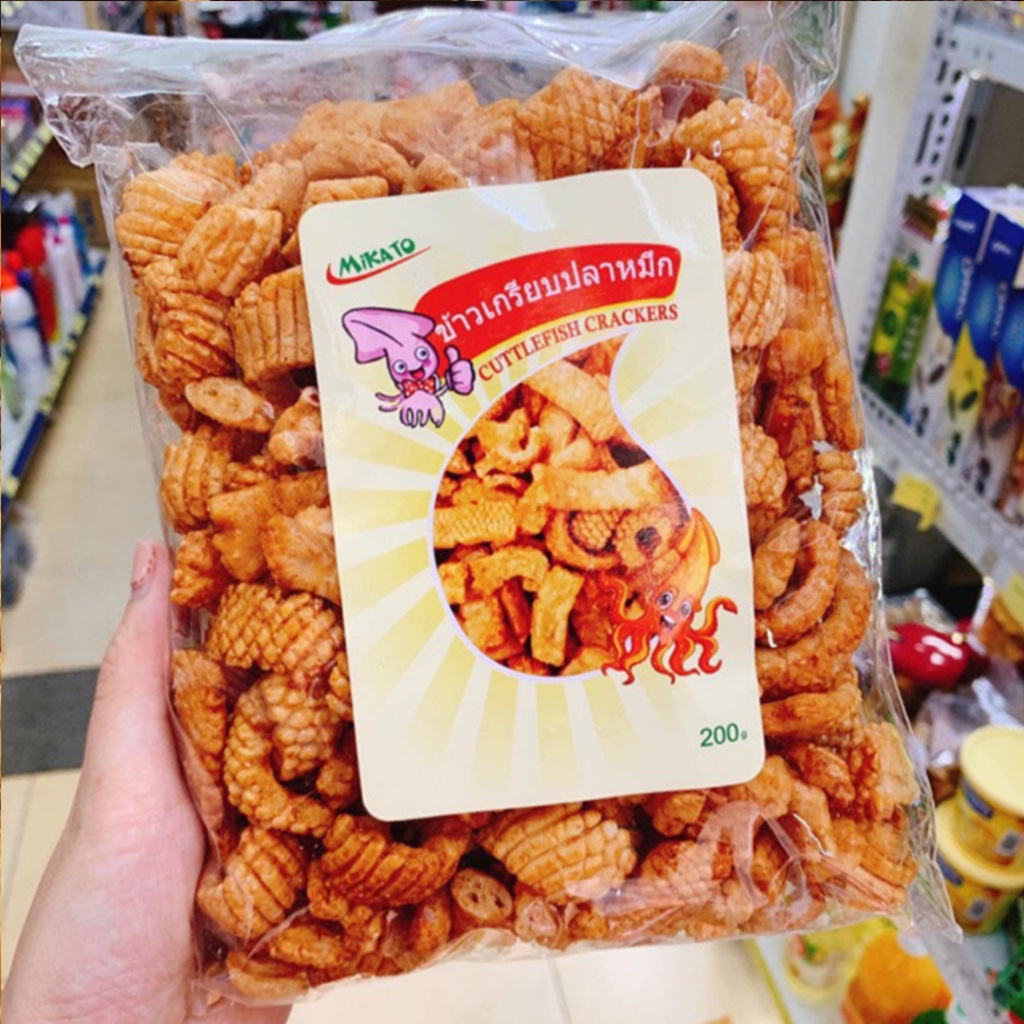 Snack bimbim mực thái túi 200g đồ ăn vặt Hà My